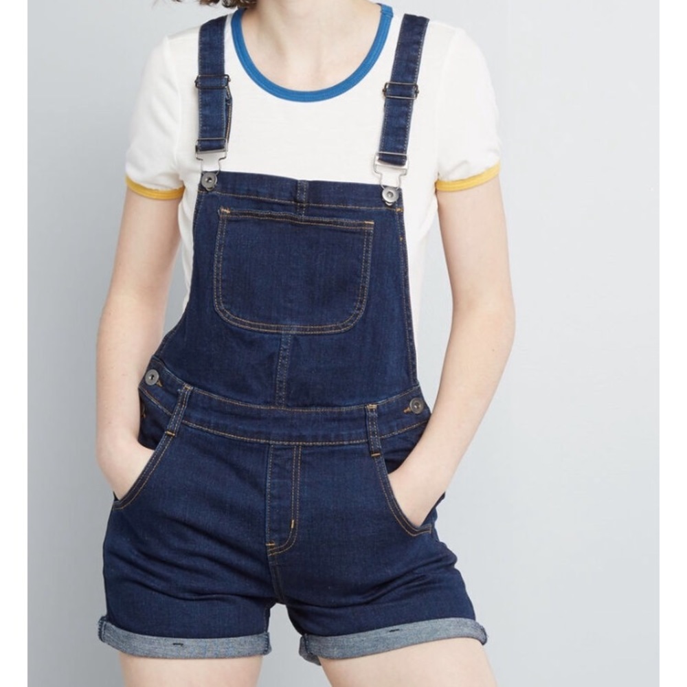 ModCloth denim shortalls
